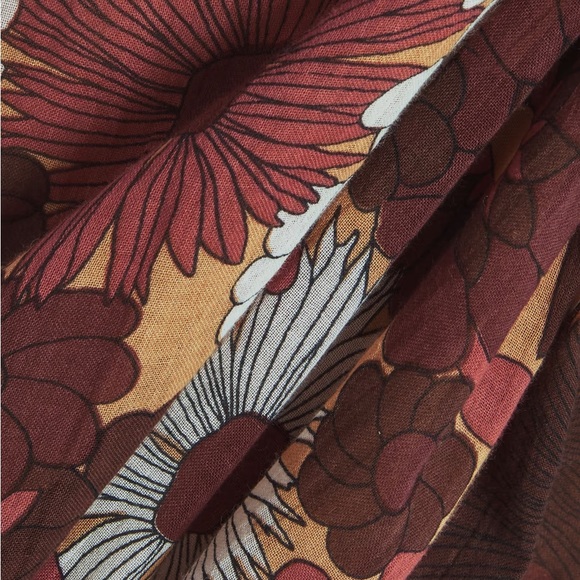 Antik Batik Lorette Floral Coupé cotton maxi dress - Picture 2 of 6